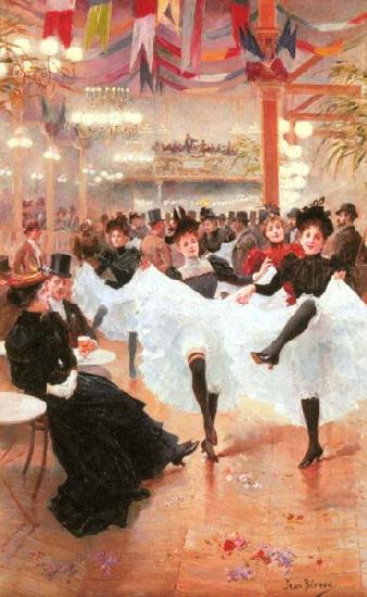 Jean Beraud Le Cafe de Paris china oil painting image